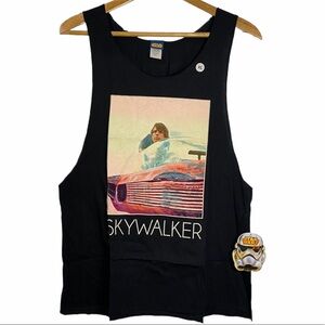 Star Wars Luke Skywalker Landspeeder Tank Top XL Extra Large Fandom Rebel